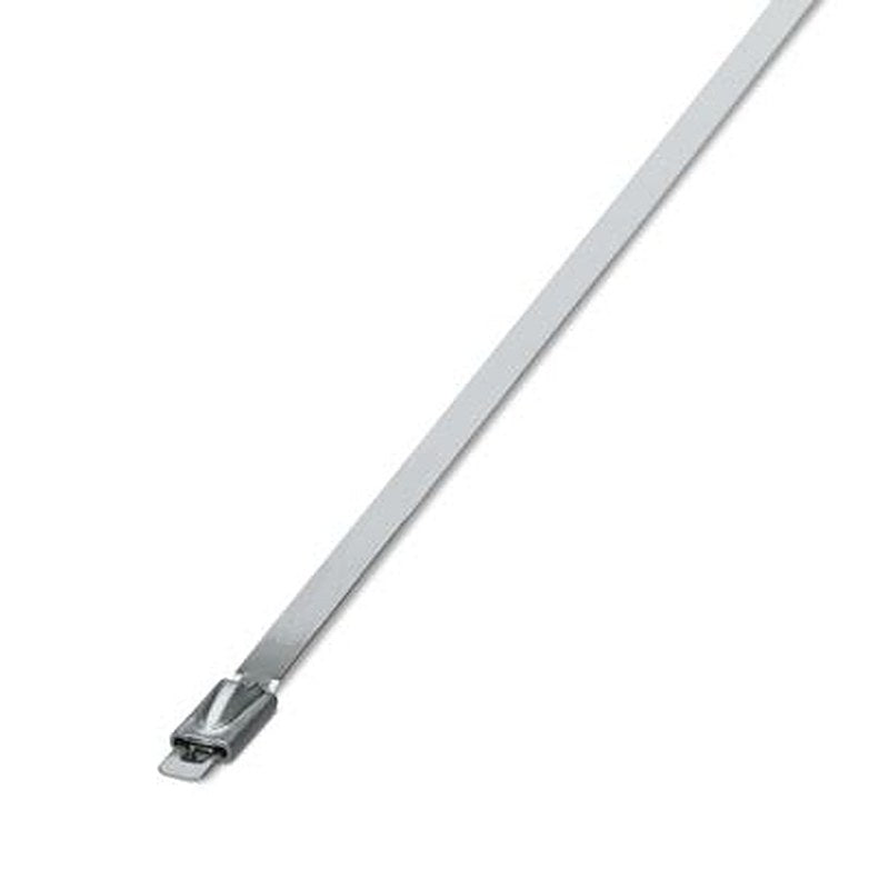 Phoenix Contact Cable Tie, Standard, 259 mm x 4.6mm, Silver Polyamide
