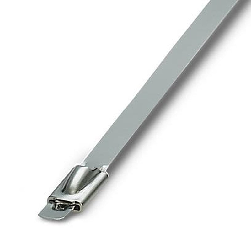 Phoenix Contact Cable Tie, Standard, 259 mm x 7.9mm, Silver Polyamide