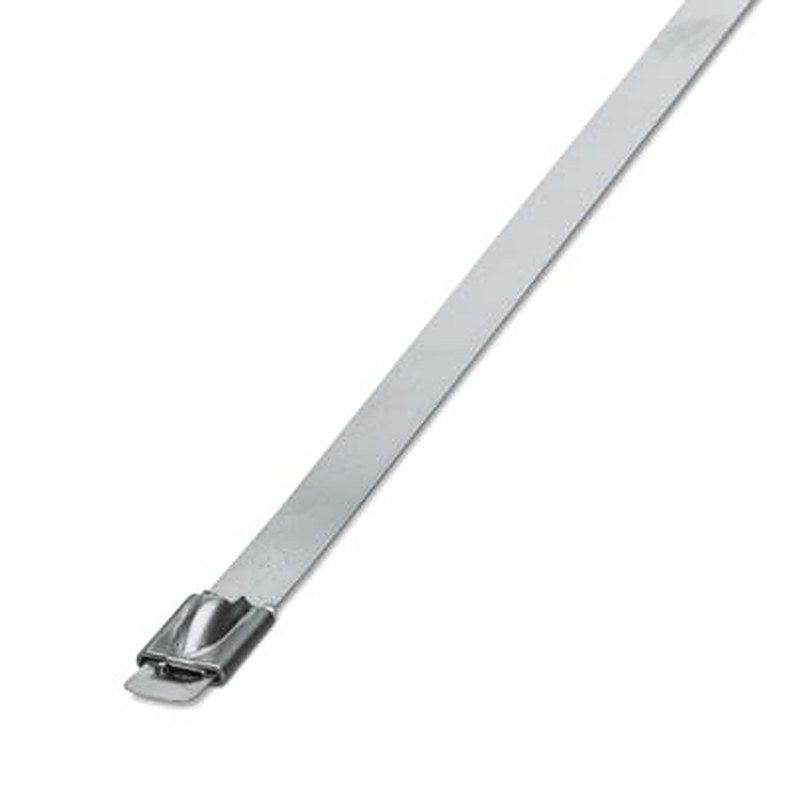 Phoenix Contact Cable Tie, Standard, 520 mm x 7.9mm, Silver Polyamide