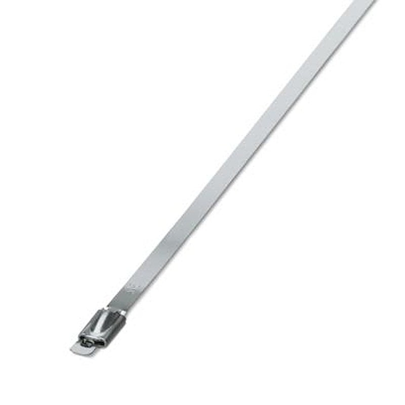 Phoenix Contact Cable Tie, Steel Strip, 679 mm x 4.6mm, Silver Stainless Steel