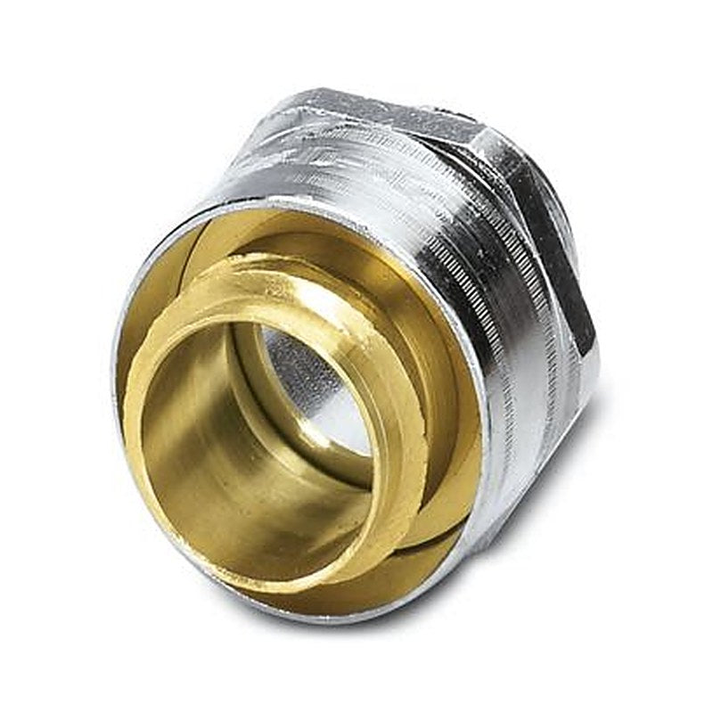Phoenix Contact WP-GT Series Brass Nickel Plated Brass Cable Gland, M25 Thread, 23 mm max., IP40