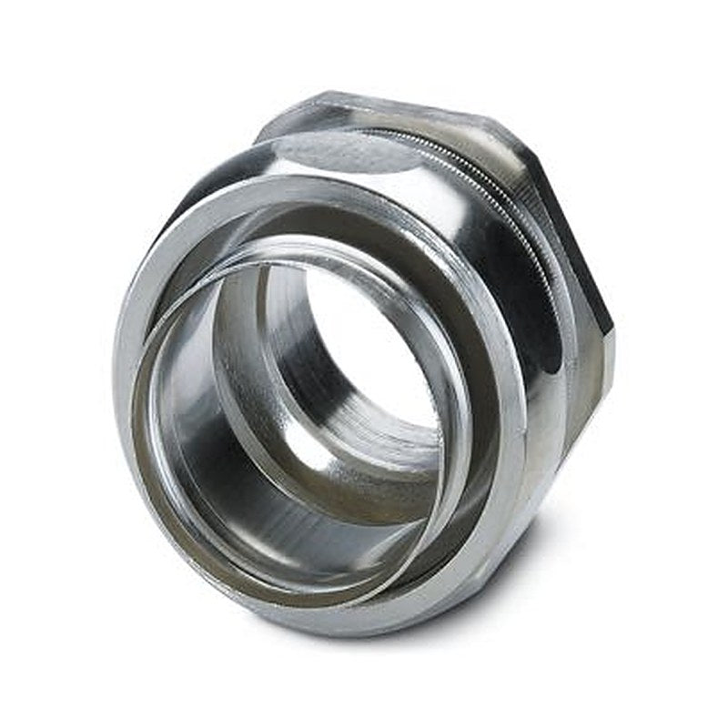 Phoenix Contact WP-G Series Silver Nickel Plated Brass Cable Gland, M40 Thread, 36.5 mm min., 45 mm max., IP40