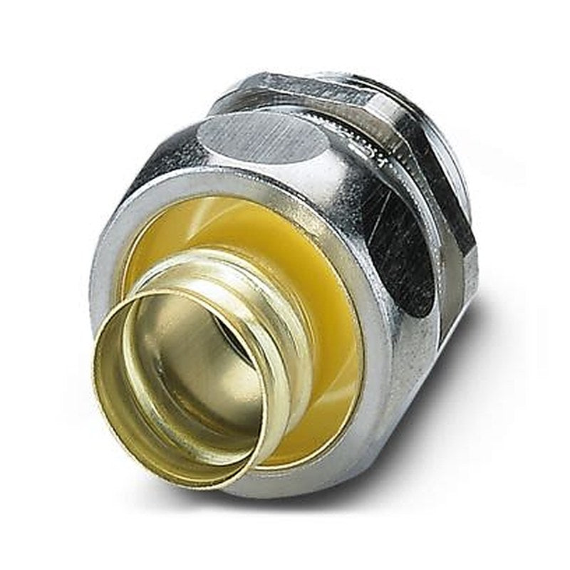 Phoenix Contact WP-G Series Silver Nickel Plated Brass Cable Gland, PG16 Thread, 15.5 mm min., 21 mm max., IP65