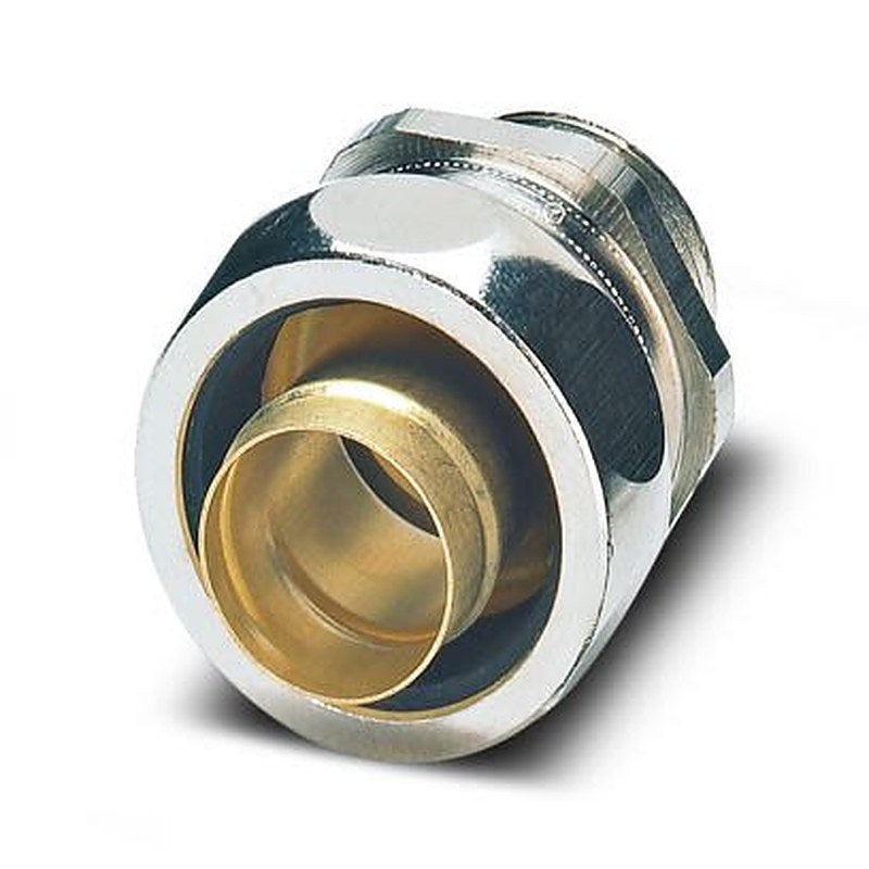 Phoenix Contact WP-G Series Silver Nickel Plated Brass Cable Gland, M10 Thread, 6 mm min., 10 mm max., IP65