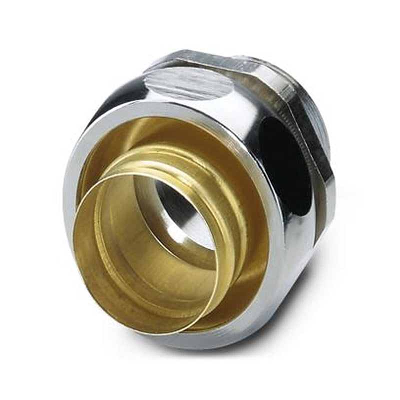 Phoenix Contact WP-G Series Silver Nickel Plated Brass Cable Gland, M32 Thread, 27.5 mm min., 36 mm max., IP65