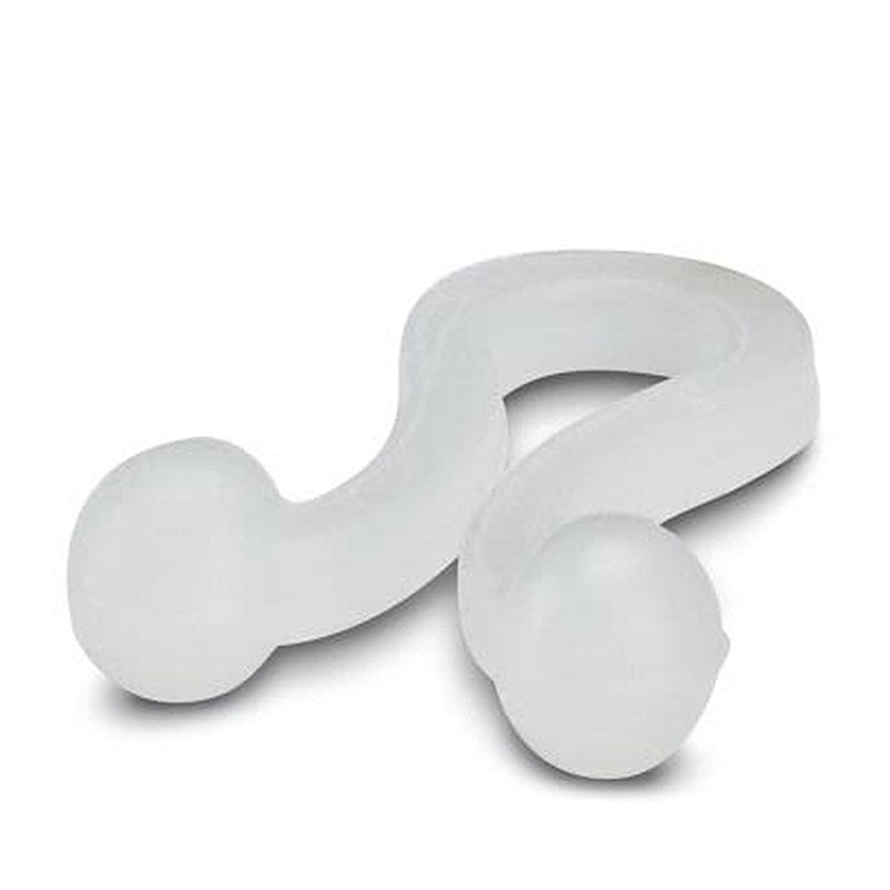 Phoenix Contact Clear Silicone Cable Tie, 7.6 mm Max. Bundle Twist