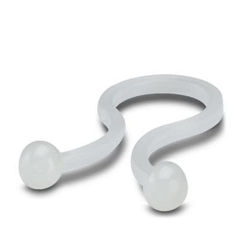 Phoenix Contact Transparent Silicone Cable Tie, 12.7 mm Max. Bundle Twist 30.5 mm 12.7mm