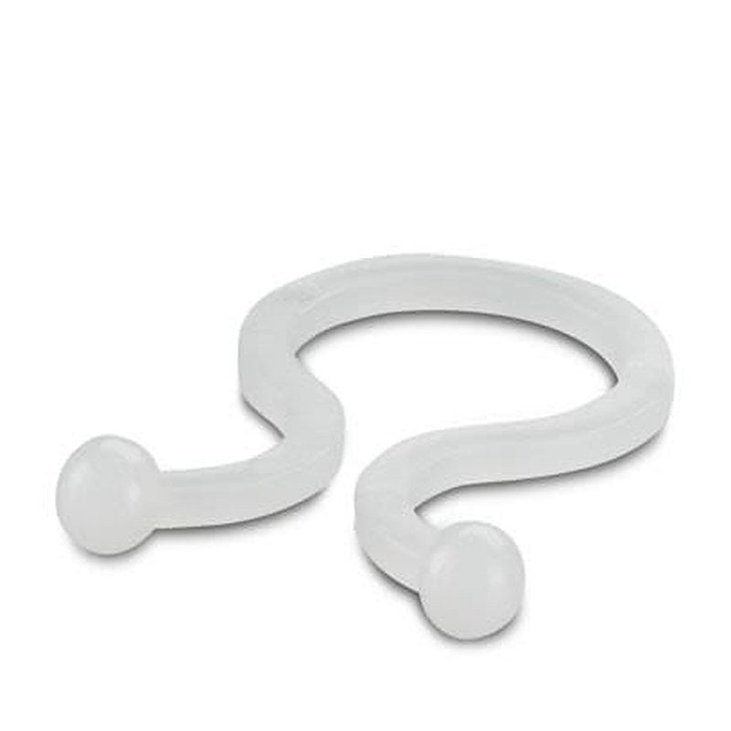 Phoenix Contact Clear Silicone Cable Tie, 20.3 mm Max. Bundle Twist 39.4 mm 20.3mm