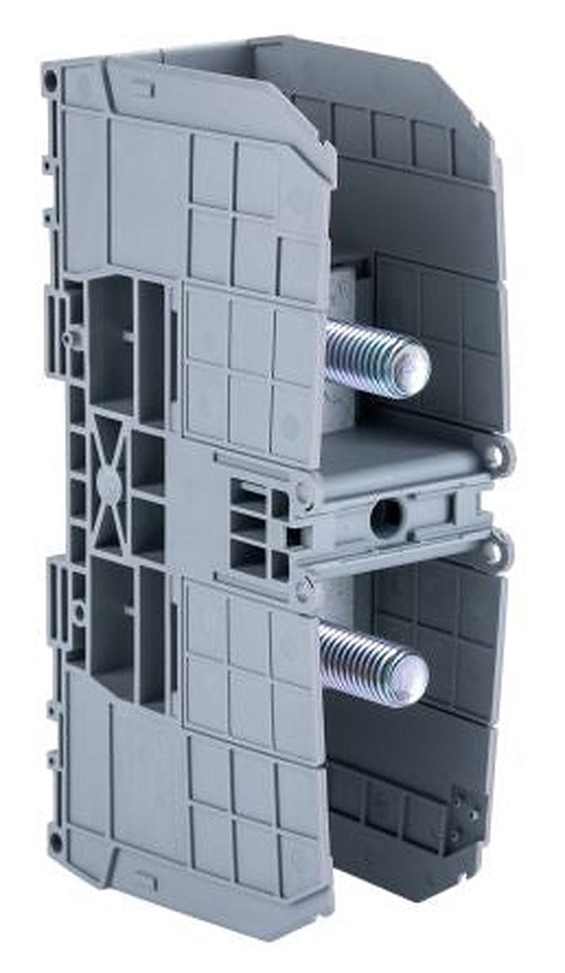 Phoenix Contact 3244627 RBO 12 Series High Current Connector Grey, 10mm², 240 mm², 1-Level, Bolt