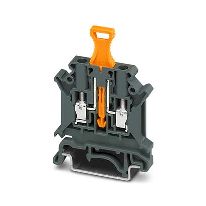 Phoenix Contact 3246379 TB Series Disconnect Terminal Block Dark Grey, 1-Level, Screw, EFUP-E
