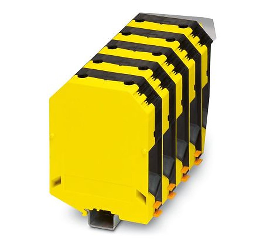 Phoenix Contact 3247056 UKH 240 Series High Current Connector Yellow, Black, 240mm², 70 mm², 1-Level, Screw, IECEx/ATEX