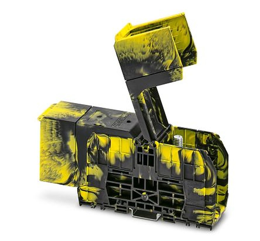 Phoenix Contact 3247978 RBO 10-FE-HC Series High Current Connector Black, Yellow, 150mm², 6 mm², 1-Level, Bolt