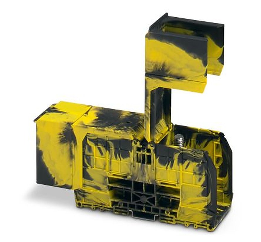 Phoenix Contact 3247988 RBO 12-FE-HC Series High Current Connector Yellow, Black, 10mm², 240 mm², 1-Level, Bolt
