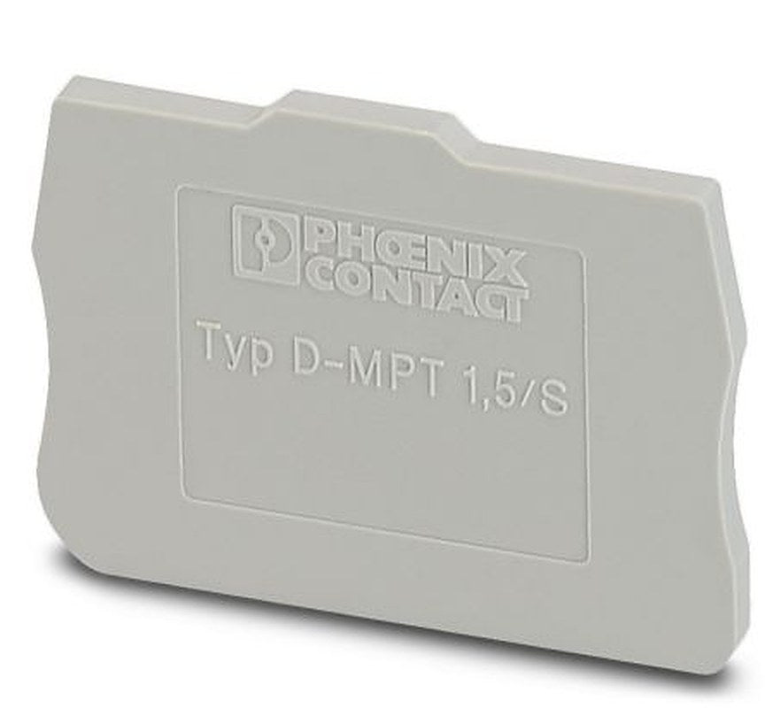 Phoenix Contact D-MPT Series End Cover for Use with Modular Terminal Block