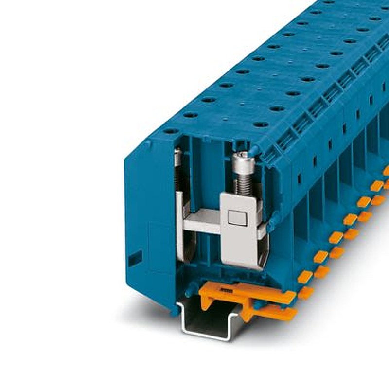Phoenix Contact 3251203 TB Series Feed Through Terminal Block Blue, 1-Level, Screw, EFUP-E