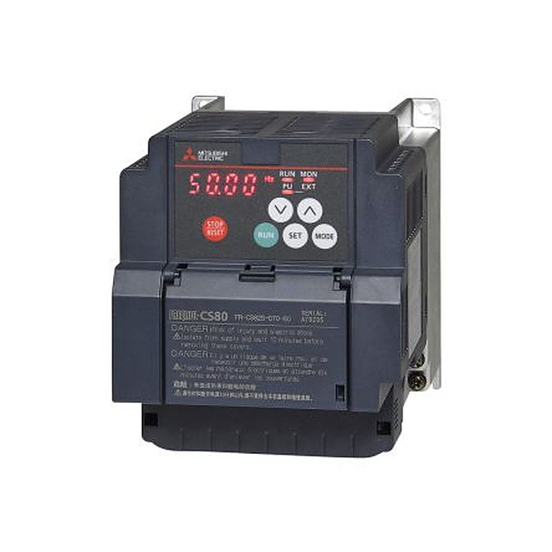 Mitsubishi Electric Inverter Drive, 1.5 kW, 1 Phase, FR-CS80 Series 240V ac 4.2 A
