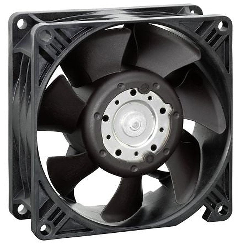ebm-papst 3250 J - S-Panther Series Axial Fan, 48V dc, 140 m³/h, 7 W, 173 mA Max, IP68 38.15 mm 92mm 92 mm