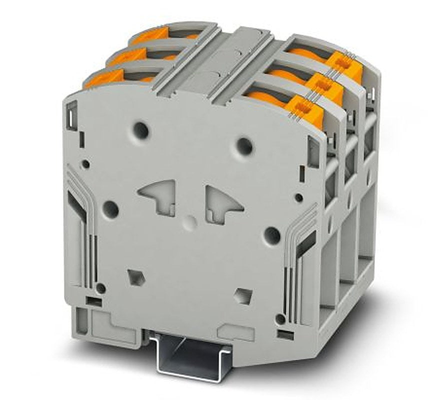 Phoenix Contact 3260053 PTPOWER 50 Series Component Terminal Block Grey, 10mm², 70 mm², 1-Level, Screw