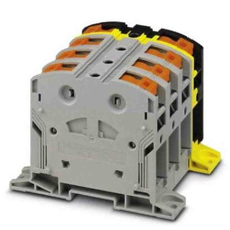 Phoenix Contact 3260128 PTPOWER Series High Current Connector Grey, 95mm², 1-Level, Screw