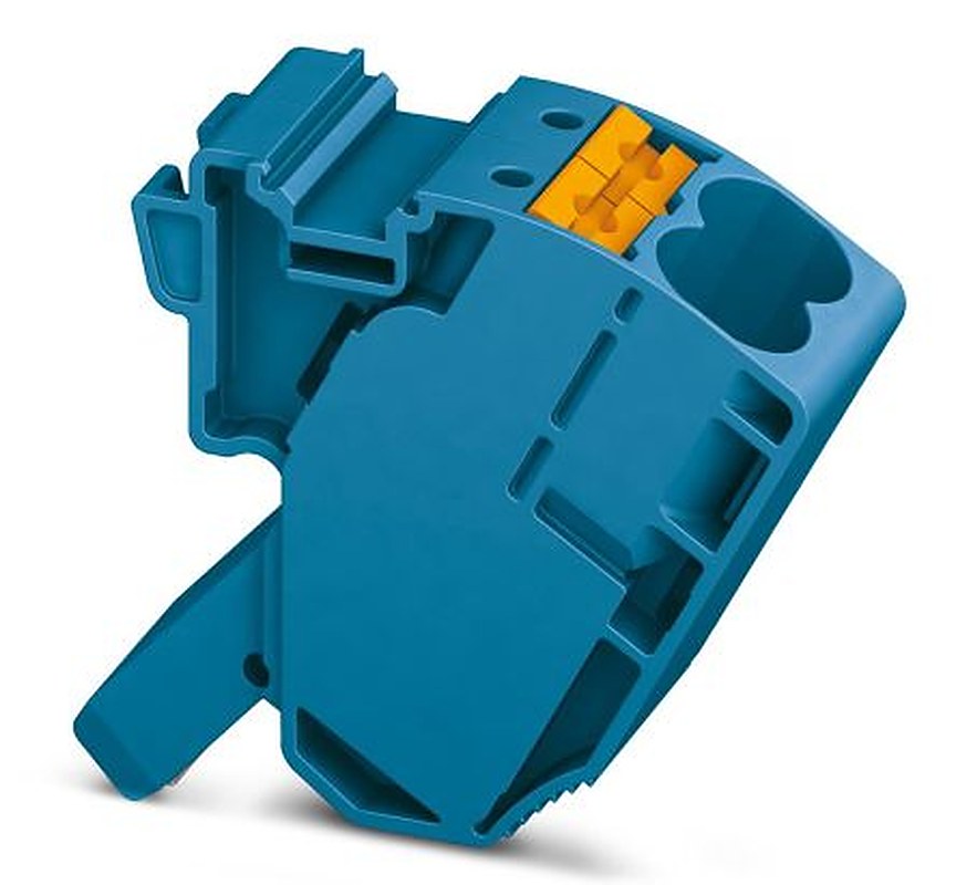 Phoenix Contact 3260148 AGK 10 Series DIN Rail Terminal Block Blue, 0.5mm², 16 mm², 1-Level, Push-in, IECEx/ATEX