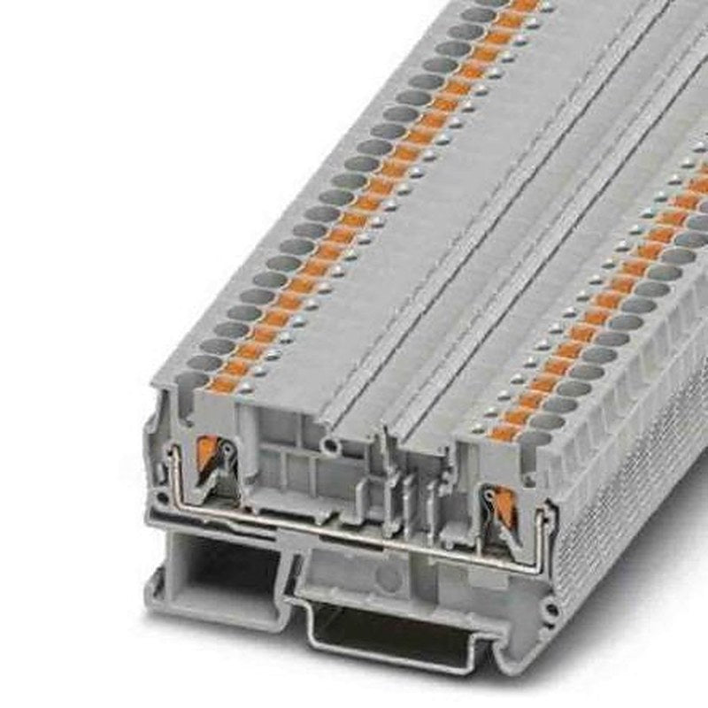 Phoenix Contact 3270110 Feed Through Terminal Block Grey, 0.14mm², 4 mm², 1-Level, Push-in, ATEX, IECEx