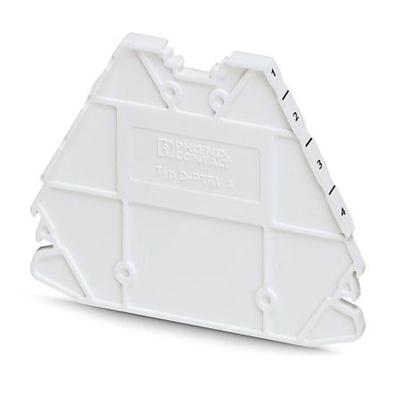 Phoenix Contact D-PTRV 4 WH 1-4 Series End Cover