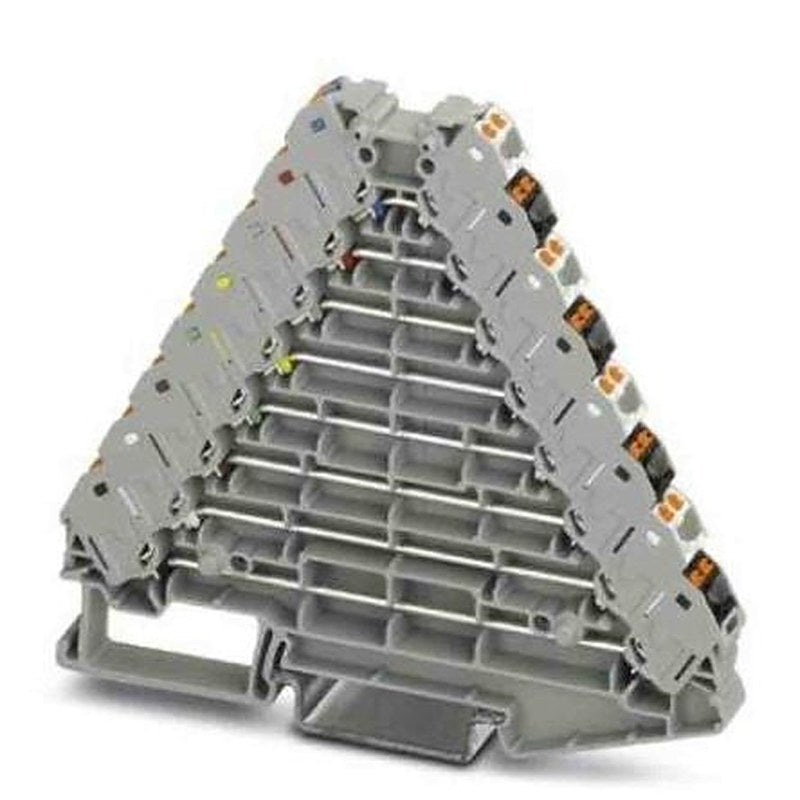 Phoenix Contact 3270250 PTRV Series DIN Rail Terminal Block Grey, 0.14mm², 2.5 mm², 8-Level, Push-in