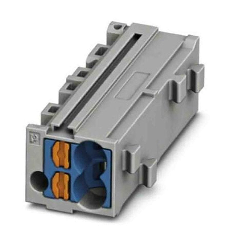 Phoenix Contact PTMC Series Pluggable Terminal Block, 1-Way, 14AWG, 26 AWG Wire, 17.5A Push-in