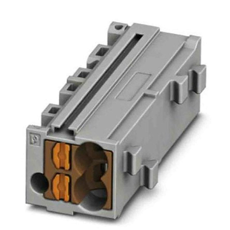 Phoenix Contact PTMC Series Pluggable Terminal Block, 1-Way, 14AWG, 26 AWG Wire, 17.5A Push-in