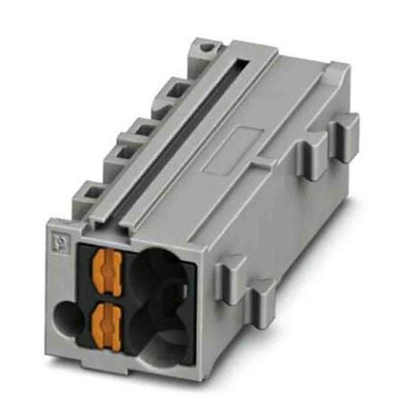 Phoenix Contact PTMC Series Pluggable Terminal Block, 1-Way, 14AWG, 26 AWG Wire, 17.5A Push-in