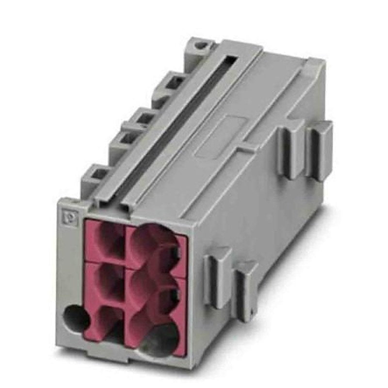 Phoenix Contact FTMC Series Pluggable Terminal Block, 1-Way, 14AWG, 26 AWG Wire, 17.5A Push-in
