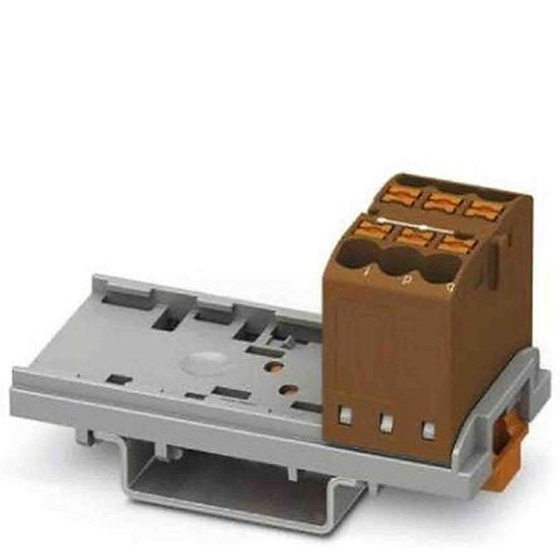 Phoenix Contact Distribution Block, 6 Way, 690V, 24A, Brown
