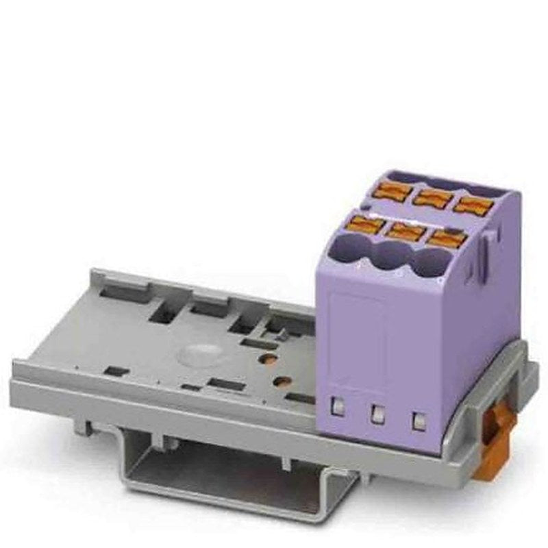 Phoenix Contact Distribution Block, 6 Way, 690V, 24A, Violet