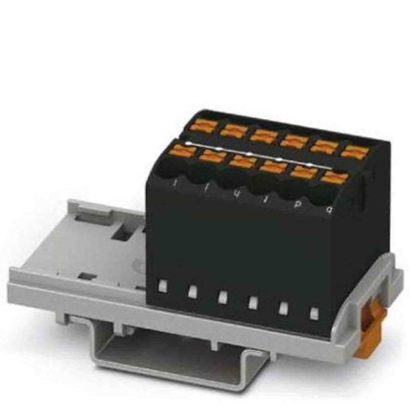 Phoenix Contact Distribution Block, 12 Way, 690V, 24A, Black
