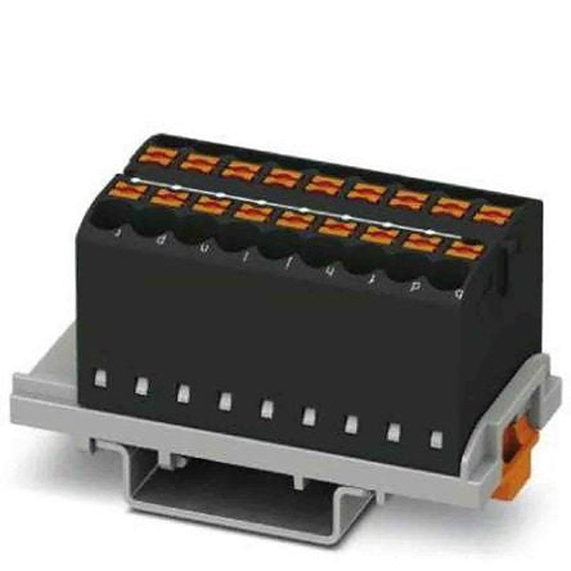 Phoenix Contact Distribution Block, 18 Way, 690V, 24A, Black