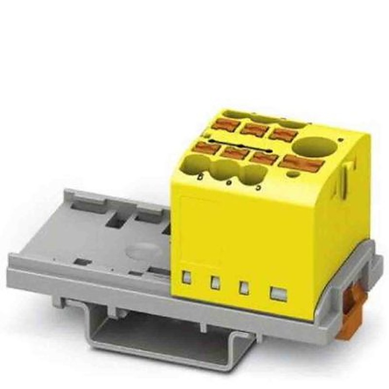 Phoenix Contact Distribution Block, 7 Way, 690V, 24A, Yellow