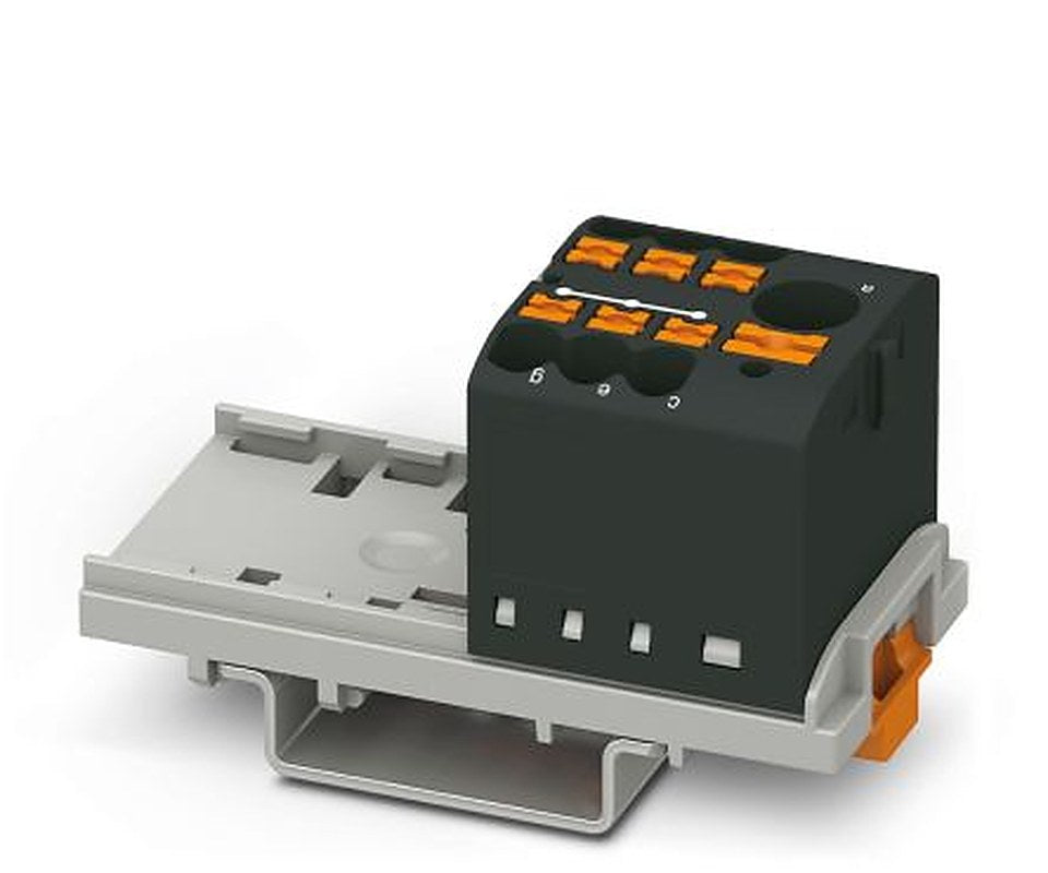 Phoenix Contact Distribution Block, 7 Way, 690V, 24A, Black