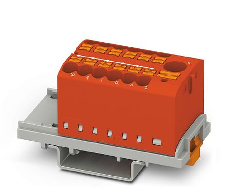 Phoenix Contact Distribution Block, 13 Way, 690V, 32A, Blue