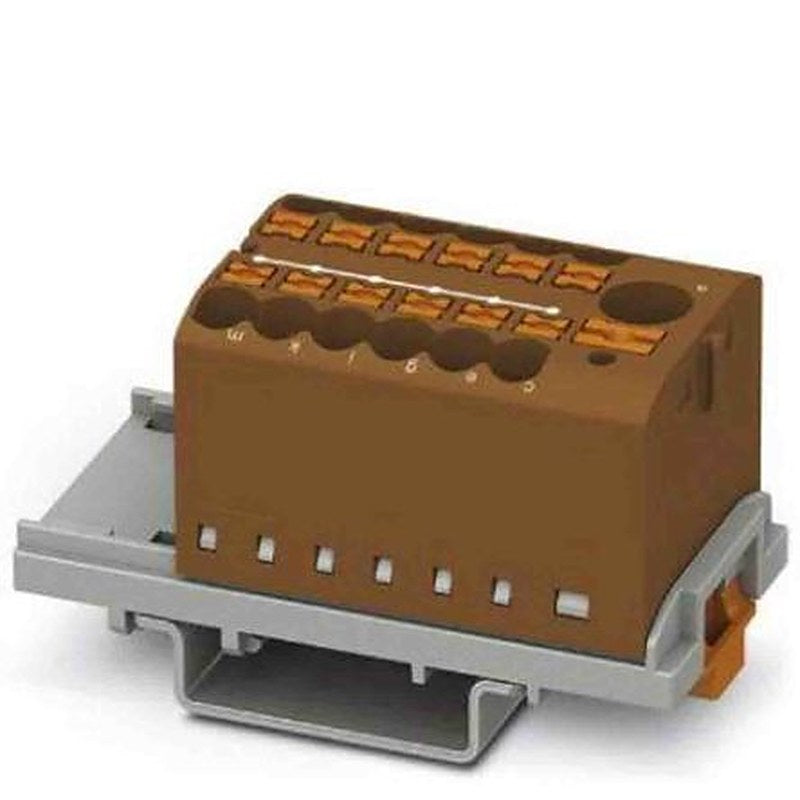 Phoenix Contact Distribution Block, 13 Way, 690V, 24A, Brown