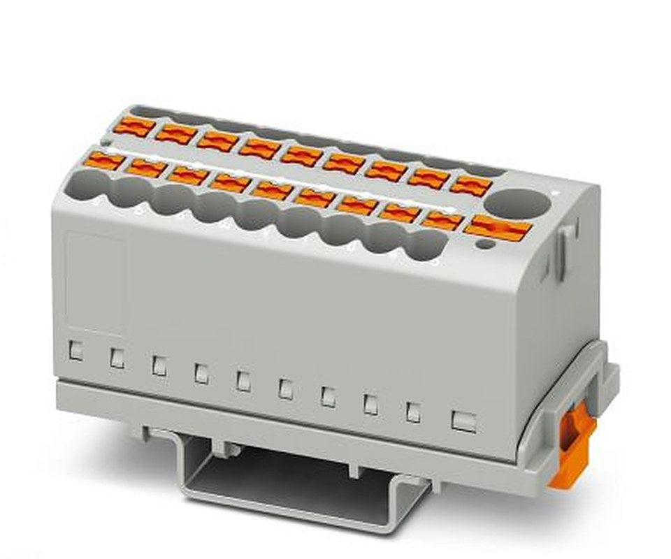 Phoenix Contact PTFIX Series Distribution Block, 19-Way, 41A