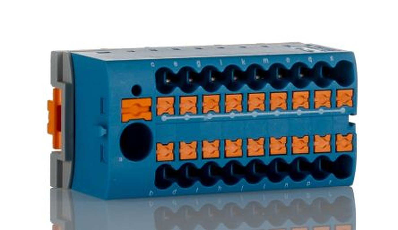 Phoenix Contact PTFIX Series Distribution Block, 19-Way, 24A