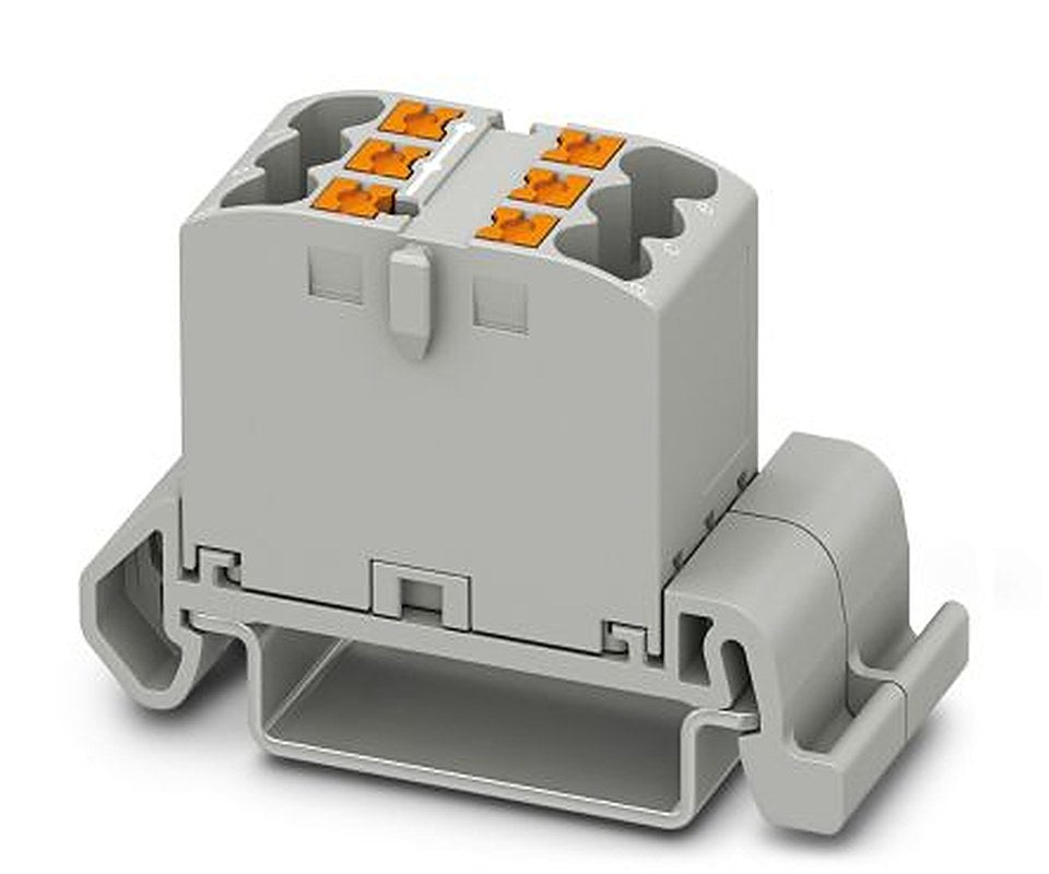 Phoenix Contact Distribution Block, 6 Way, 690V, 24A, Grey
