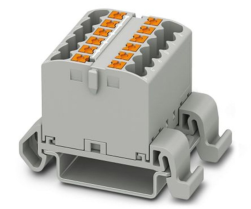 Phoenix Contact Distribution Block, 12 Way, 690V, 24A, Grey