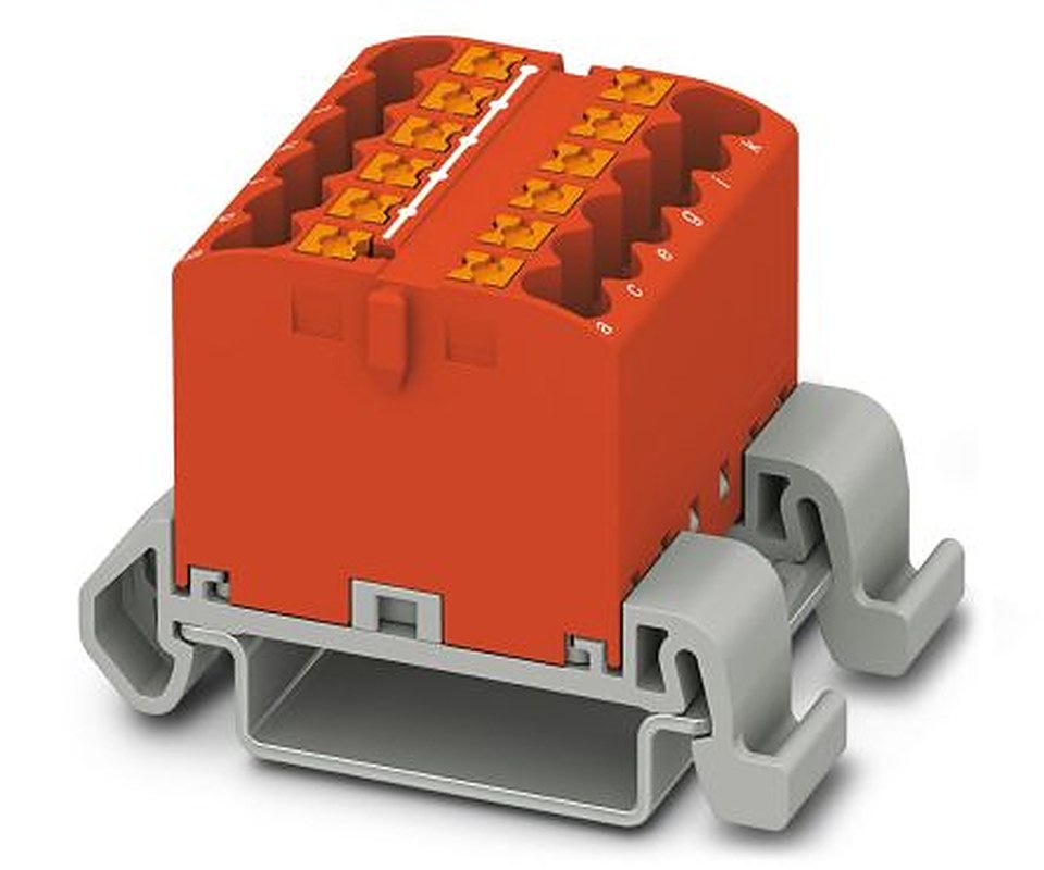 Phoenix Contact Distribution Block, 12 Way, 690V, 24A, Blue