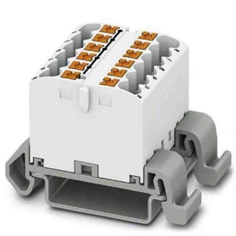 Phoenix Contact Distribution Block, 12 Way, 690V, 24A, White