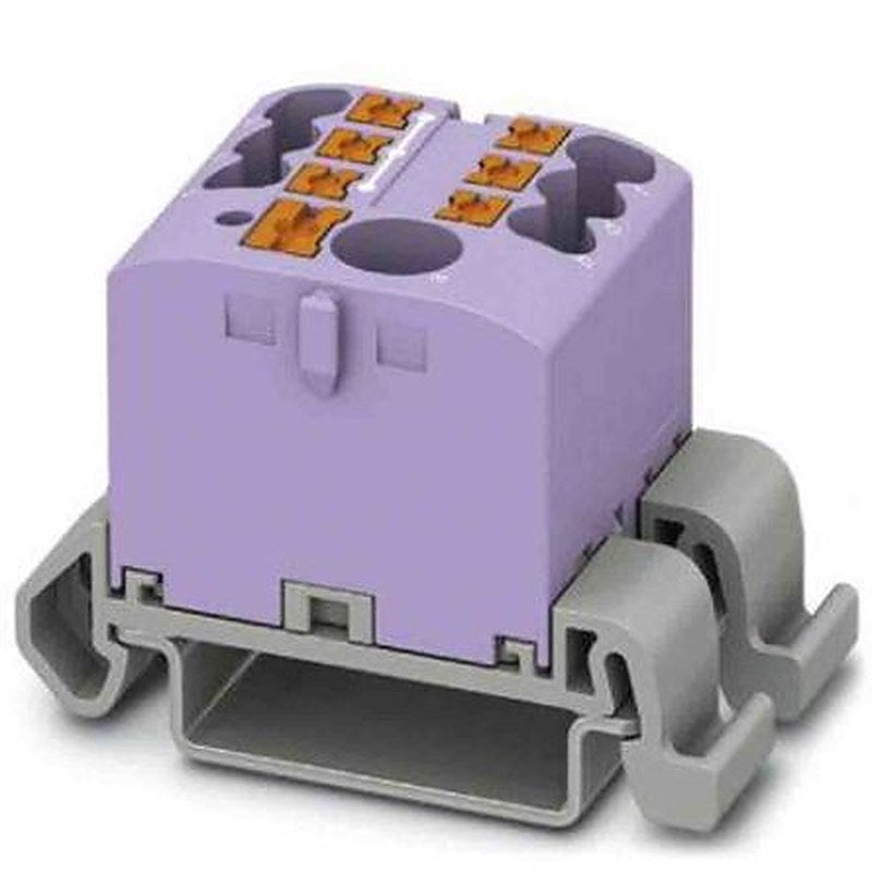 Phoenix Contact Distribution Block, 7 Way, 690V, 24A, Violet