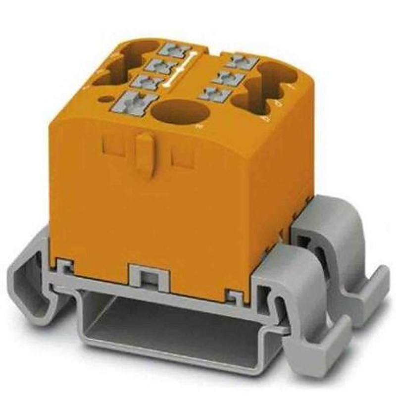 Phoenix Contact Distribution Block, 7 Way, 690V, 24A, Orange