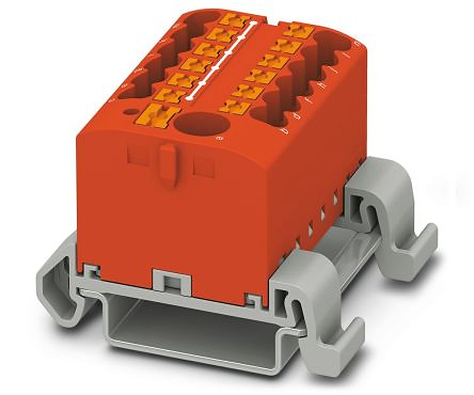 Phoenix Contact Distribution Block, 13 Way, 690V, 24A, Blue