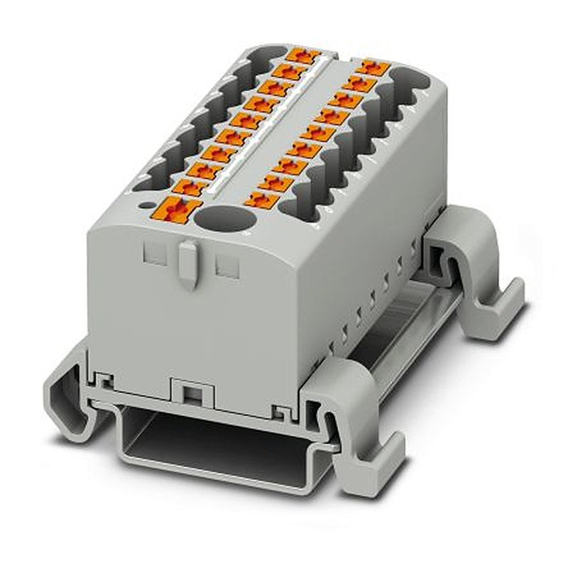 Phoenix Contact Distribution Block, 19 Way, 690V, 24A, Grey