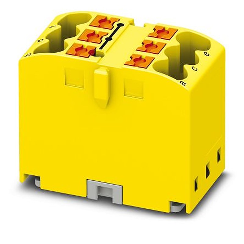 Phoenix Contact Distribution Block, 6 Way, 450V, 24A, White